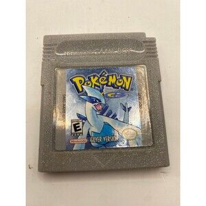 Pokemon: Silver Version GBC (Game Boy Color, 2000) New Battery Authentic Lugia